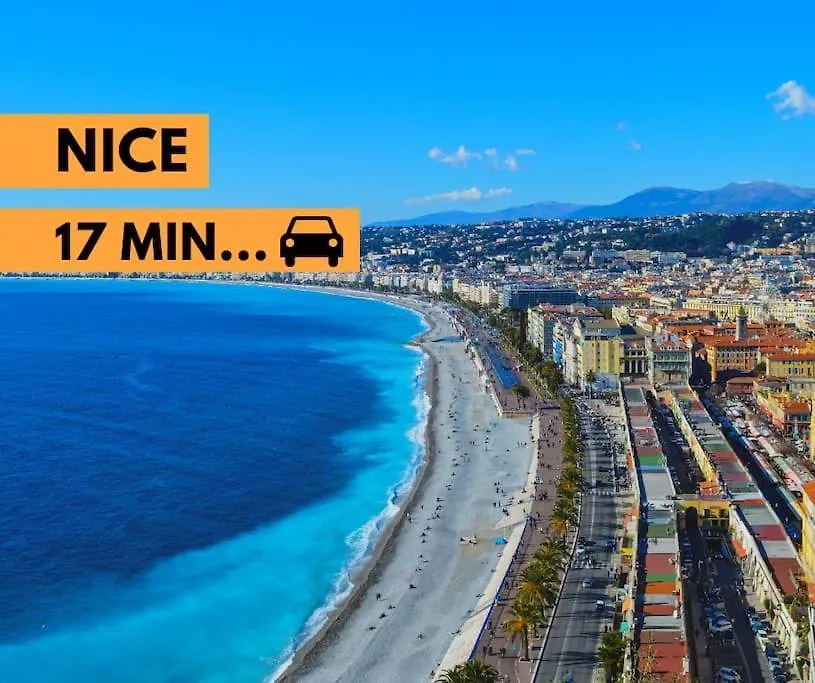 Lumineux, Tout Confort, Wifi & Terrace & Parking Saint-Laurent-du-Var Apartment